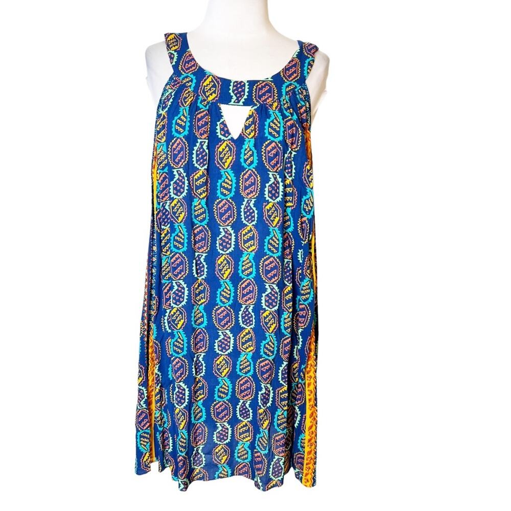 Anthropologie plenty by Tracy Reese trapeze dress printed sz L